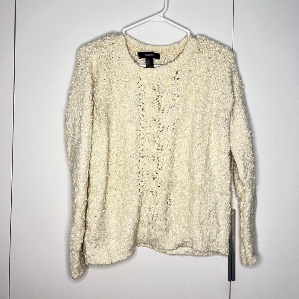 Cream sweater